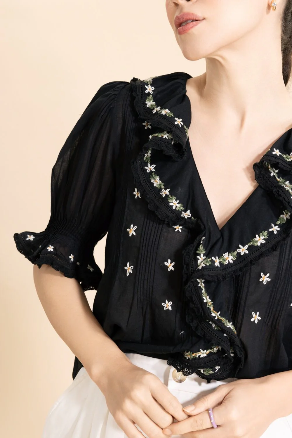 Hettie Top - Black - Image 3