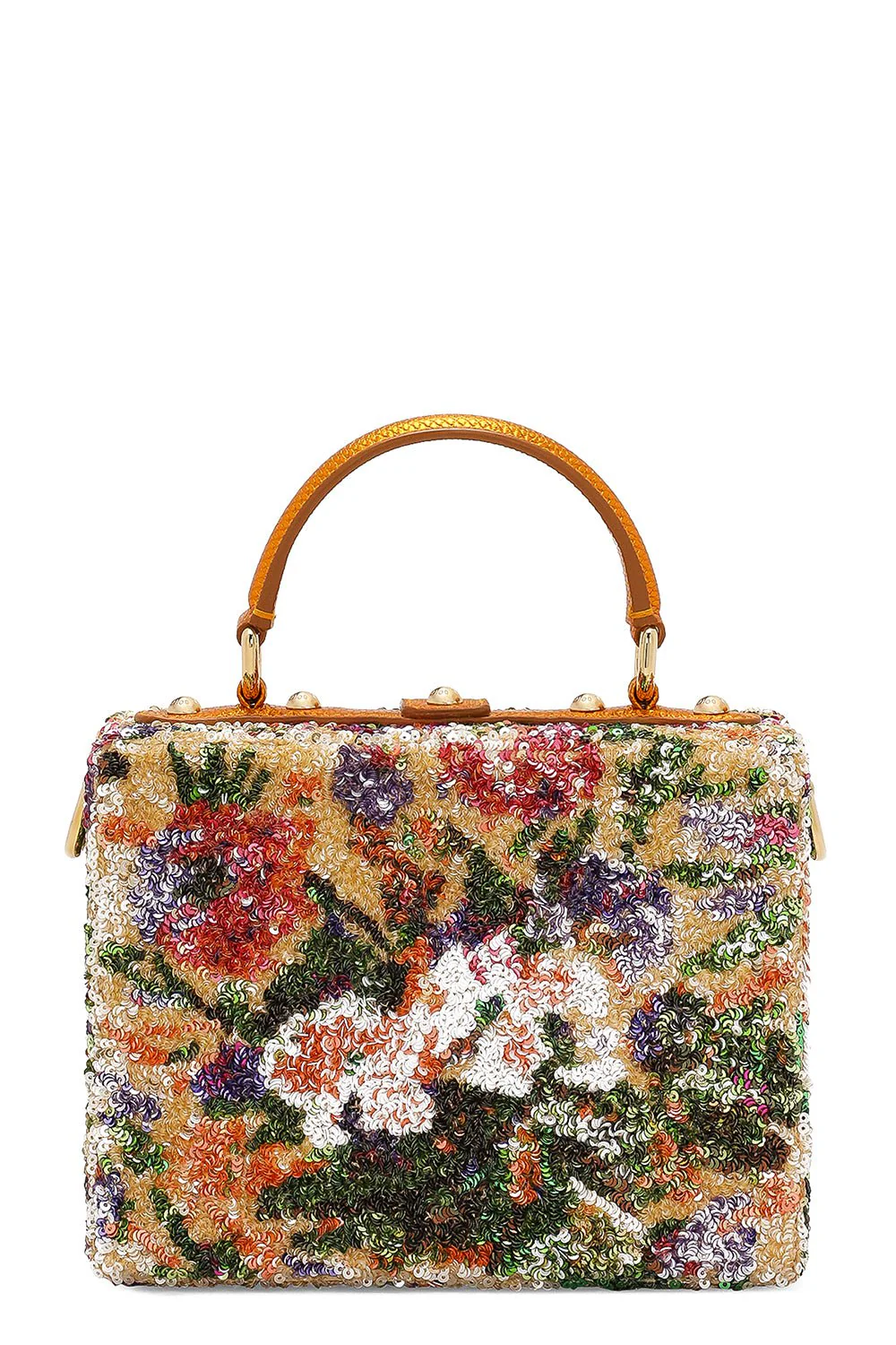 Beaded Floral Hard Box Bag - Image 5