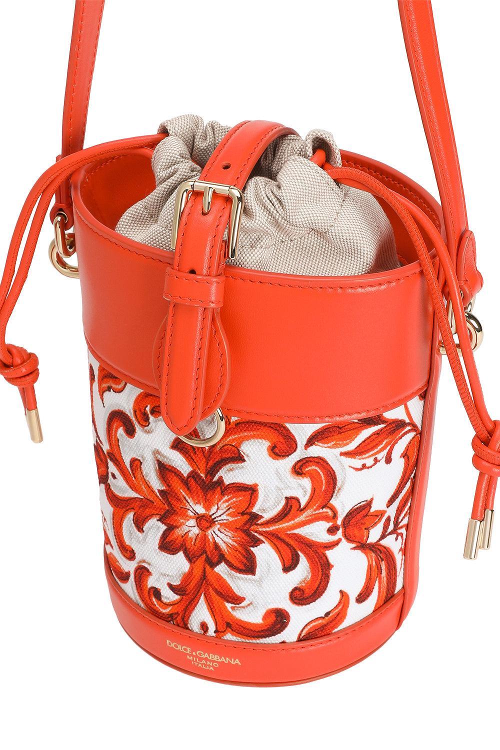 Capri Bucket Bag - Maiolica Orange - Image 7