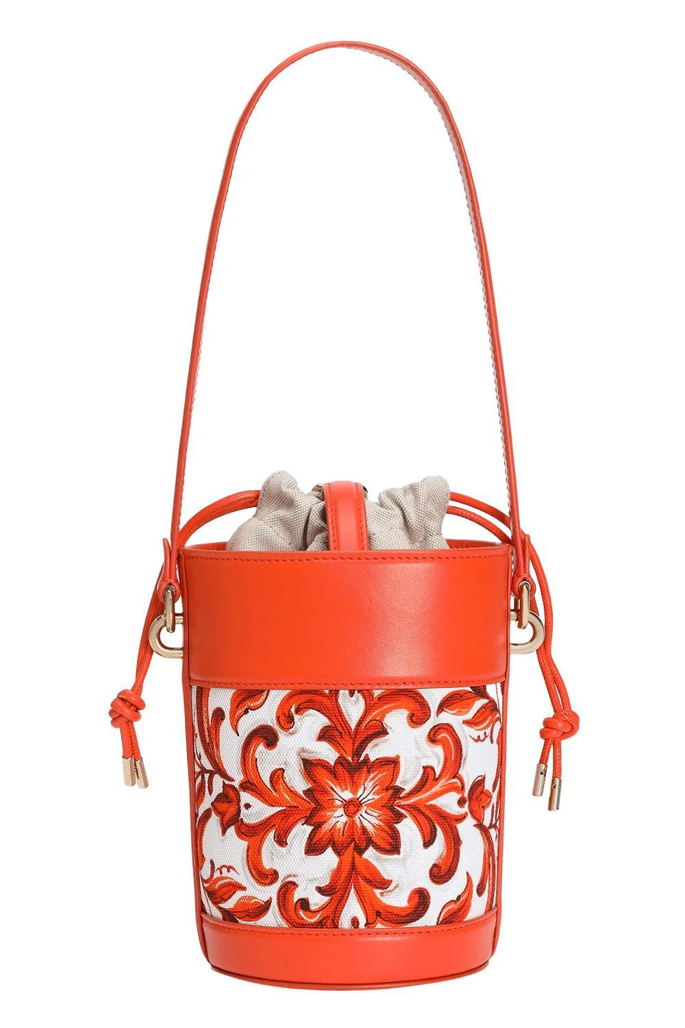 Capri Bucket Bag - Maiolica Orange - Image 8