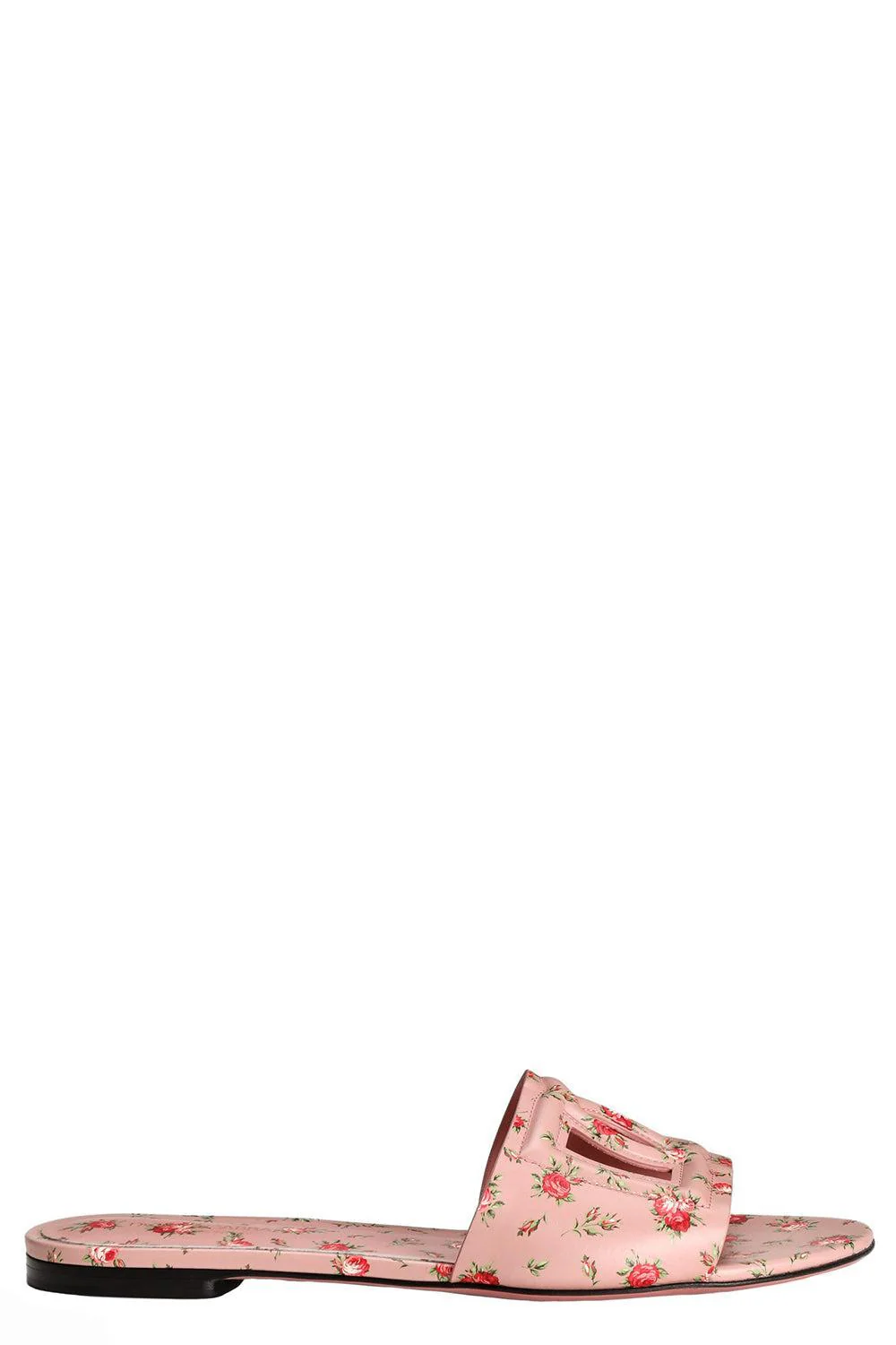 DG Logo Slide Sandal - Roselline Rosa