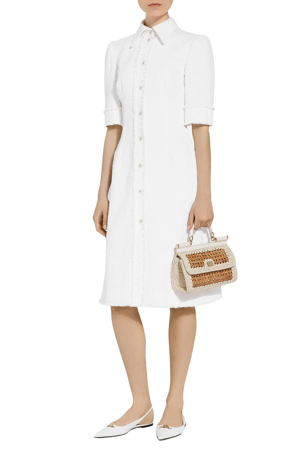 Elongated Sicily Bag - Straw Beige - Image 2