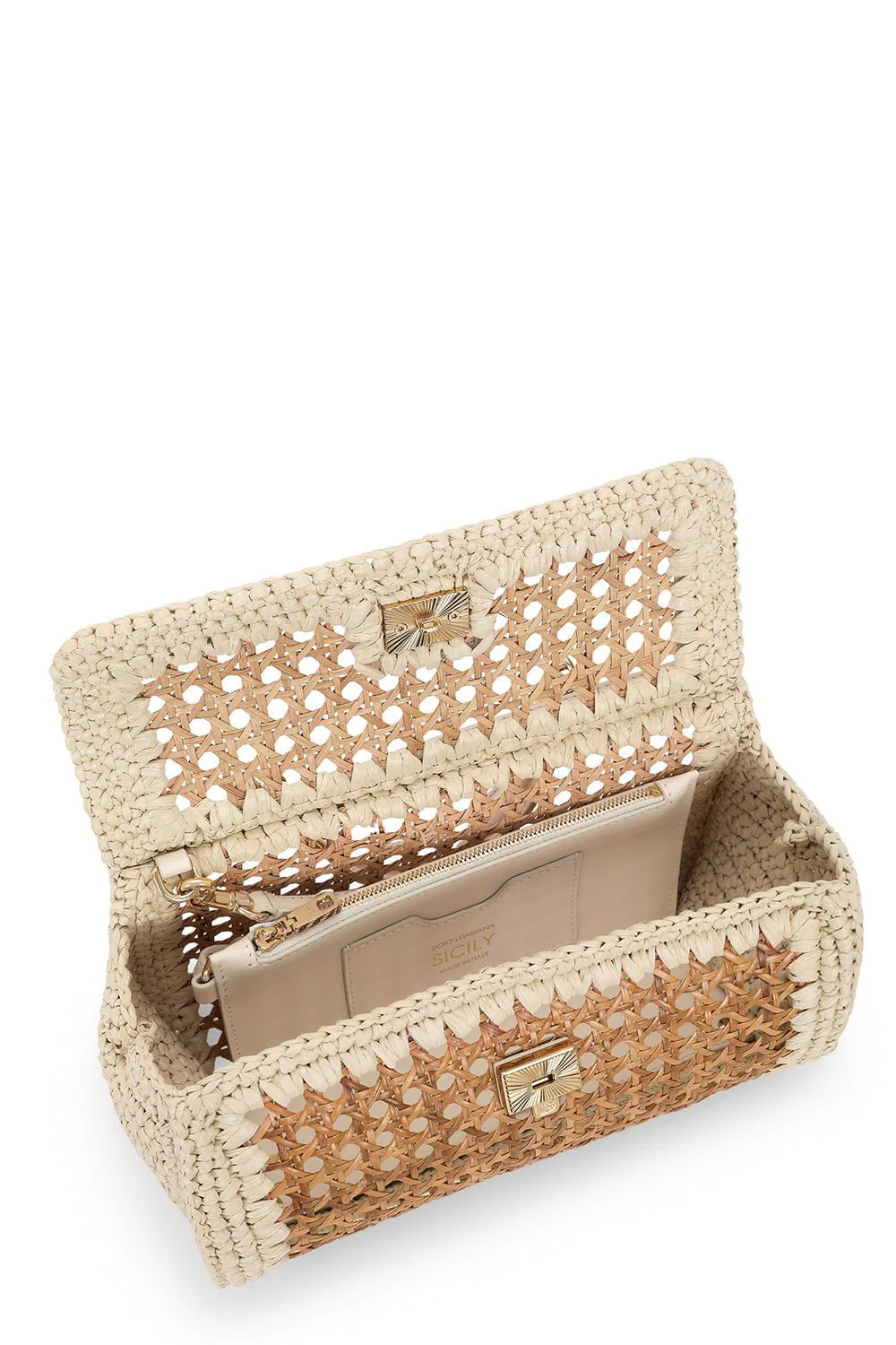 Elongated Sicily Bag - Straw Beige - Image 3