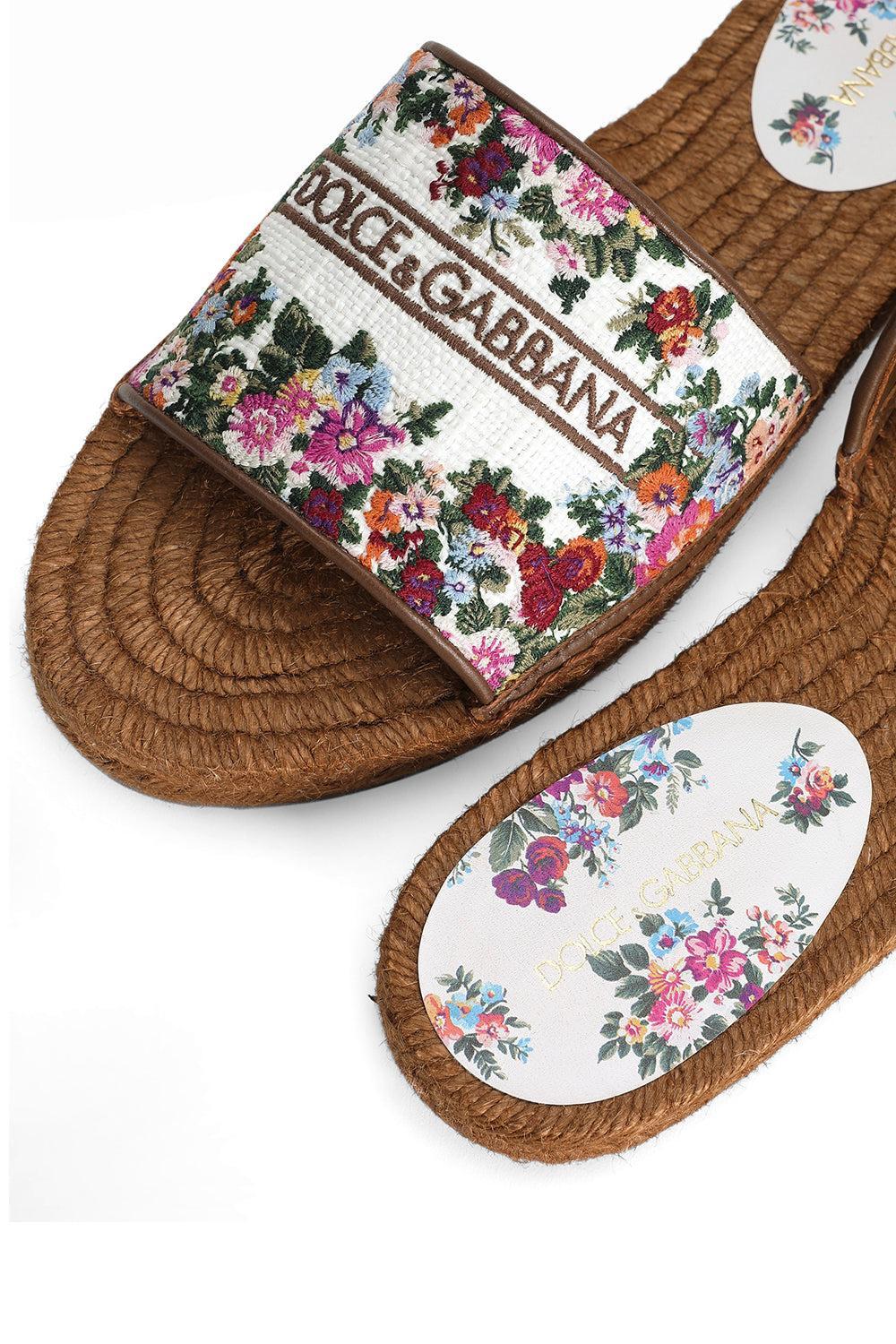 Embroidered Espadrille Slide - Image 5