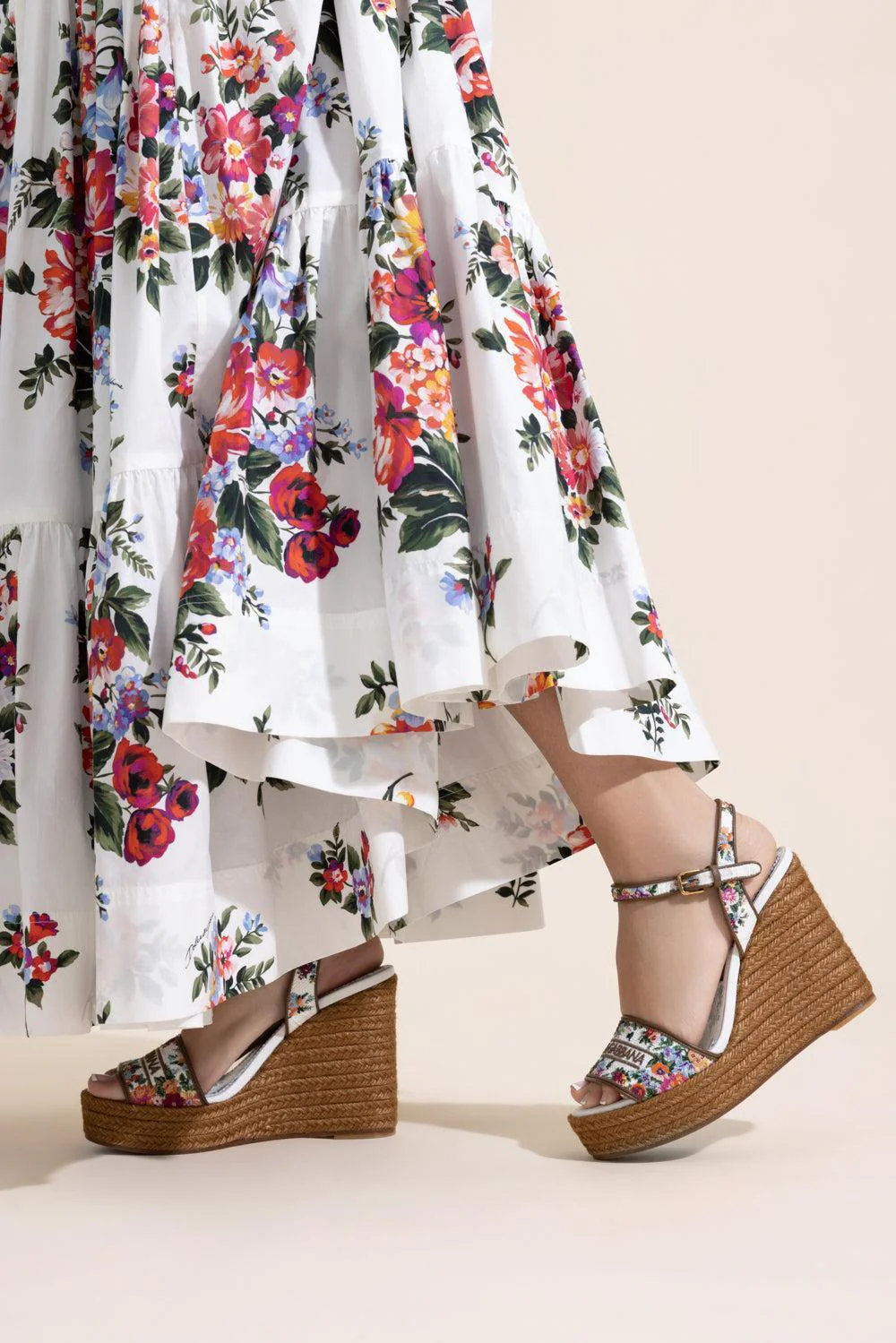 Embroidered Wedge Sandal - Image 3