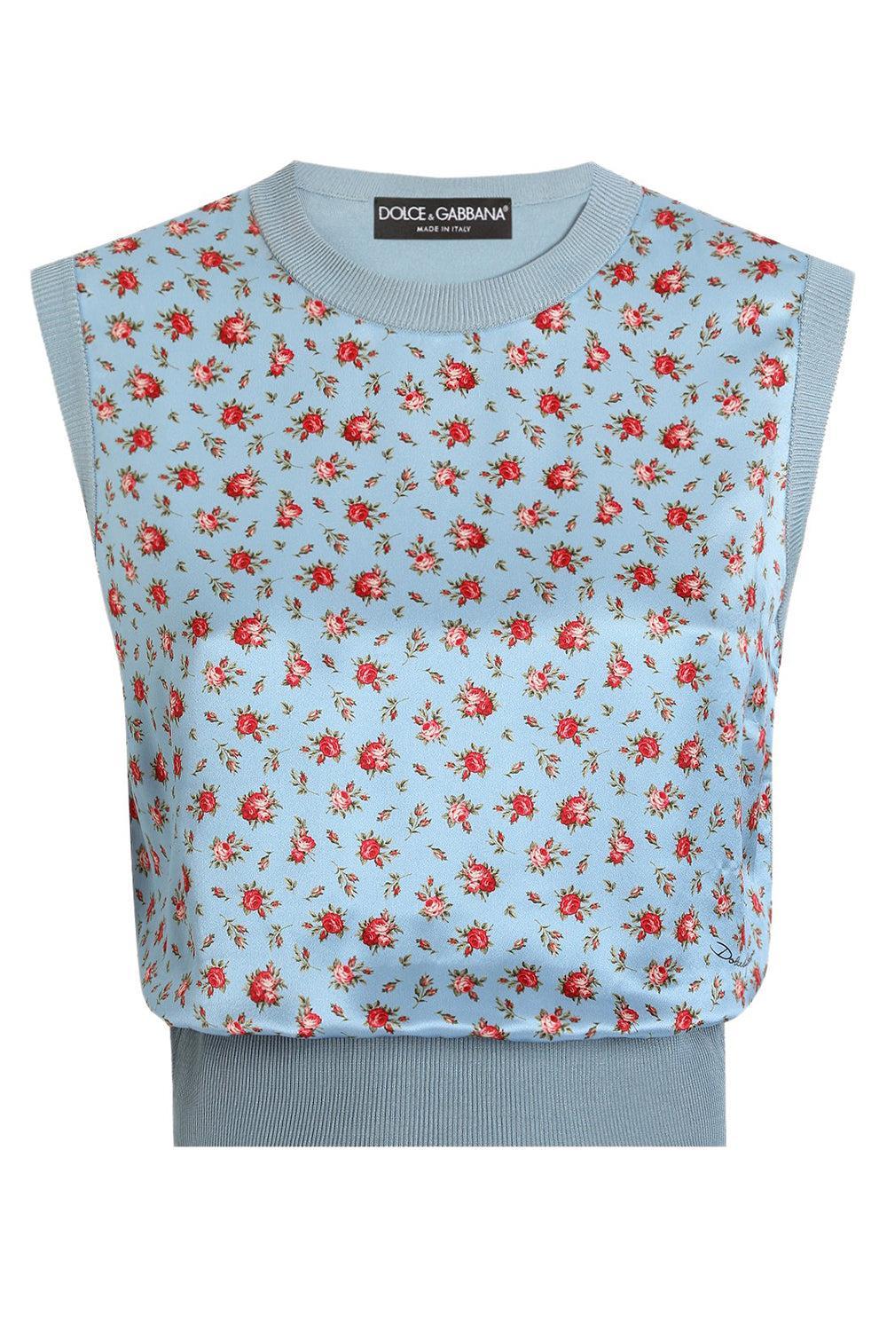 Floral Knit Tank Top