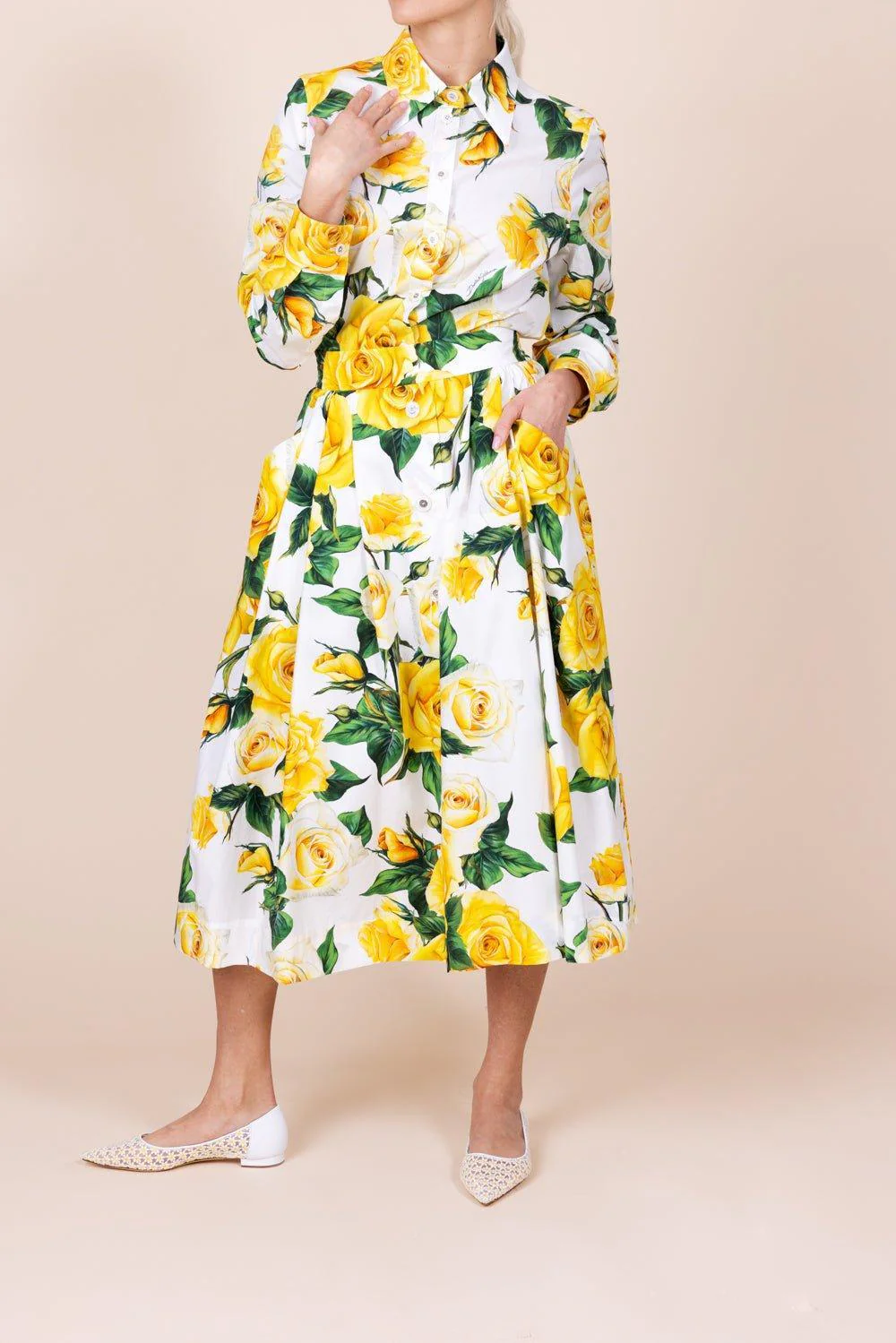 Floral Midi Skirt - Image 4