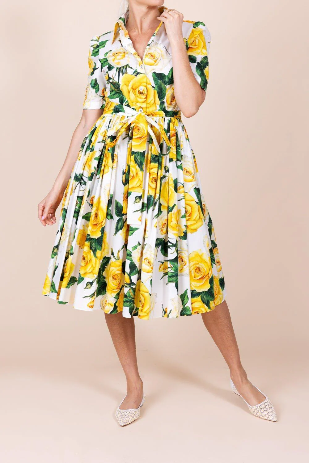 Floral Shirt Dress - Image 2