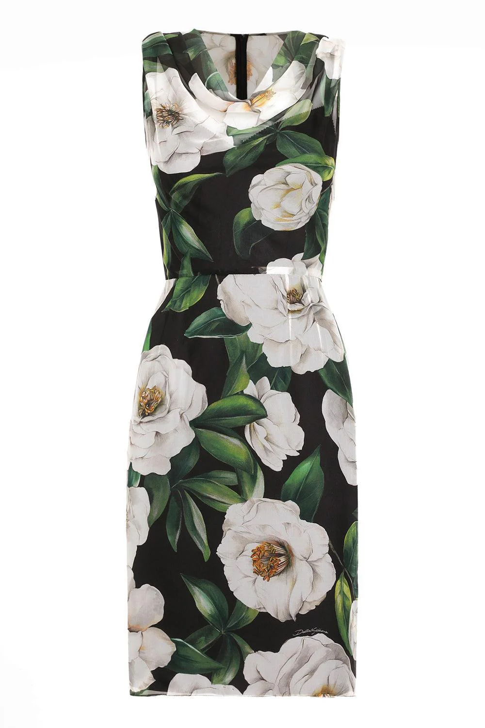 Gardenia Scoop Neck Dress