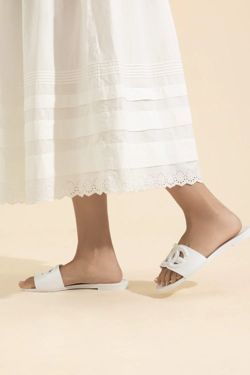 Jelly Sandal - White - Image 4