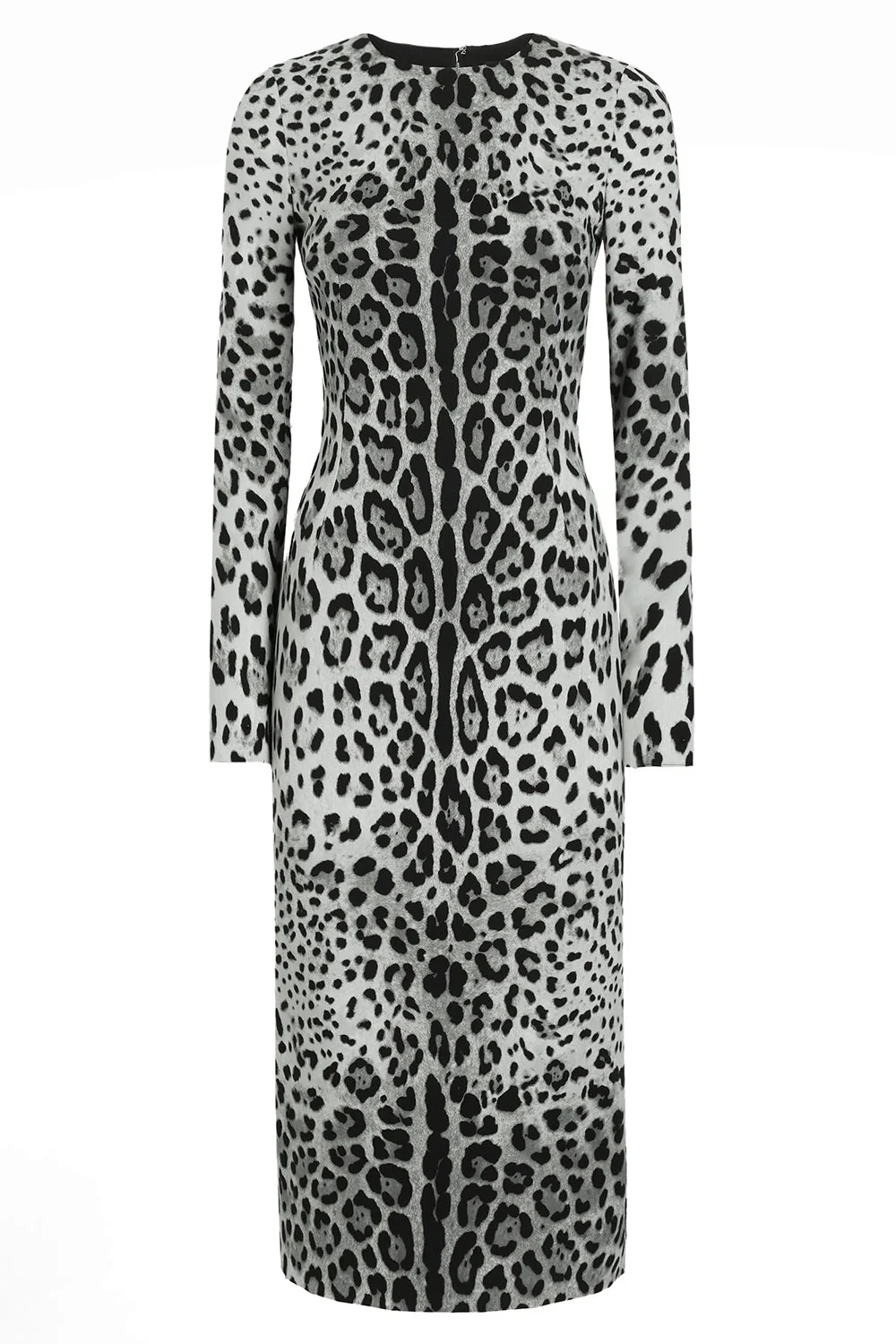 Leopard Print Midi Dress