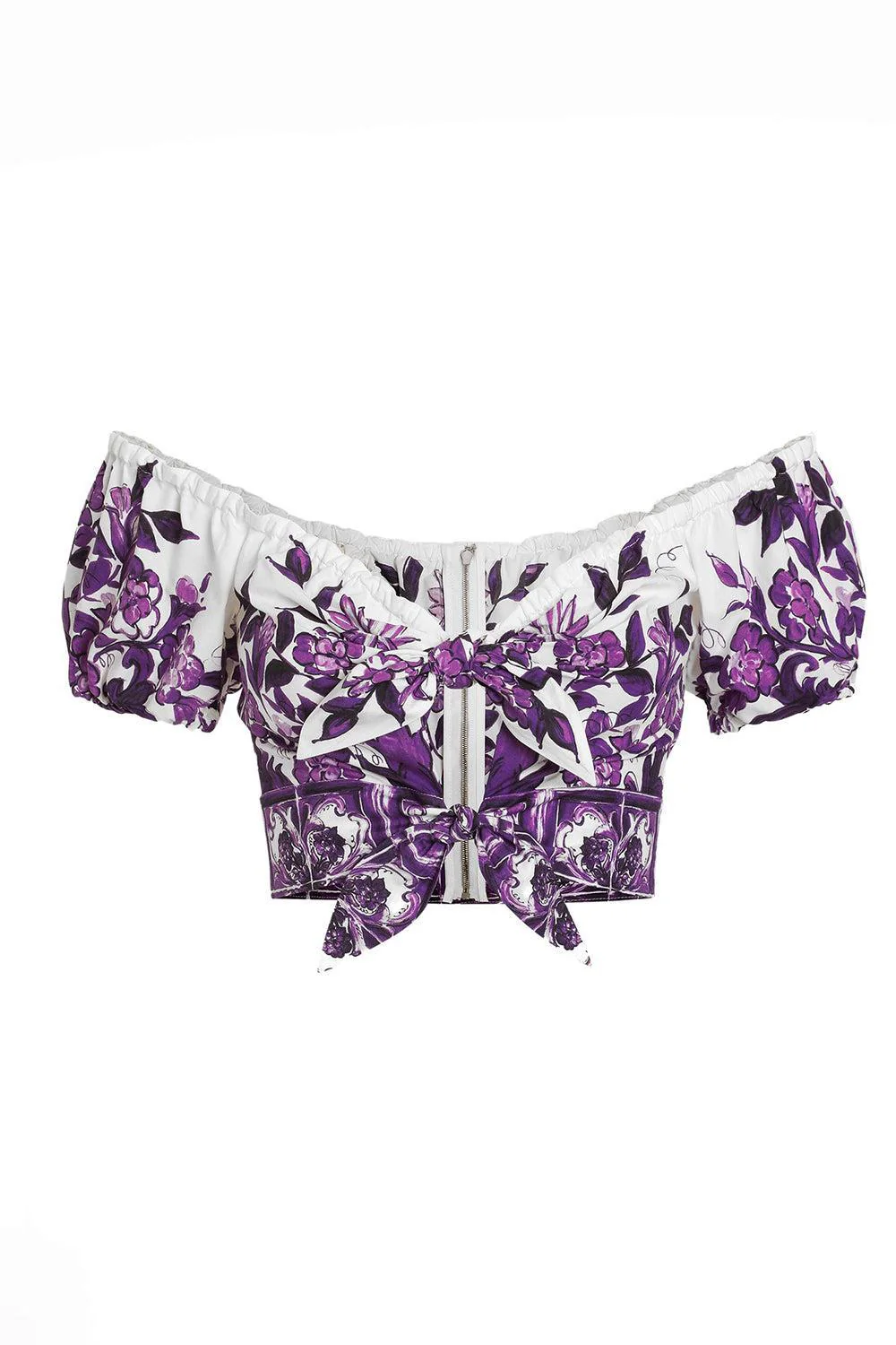 Maiolica Cropped Top