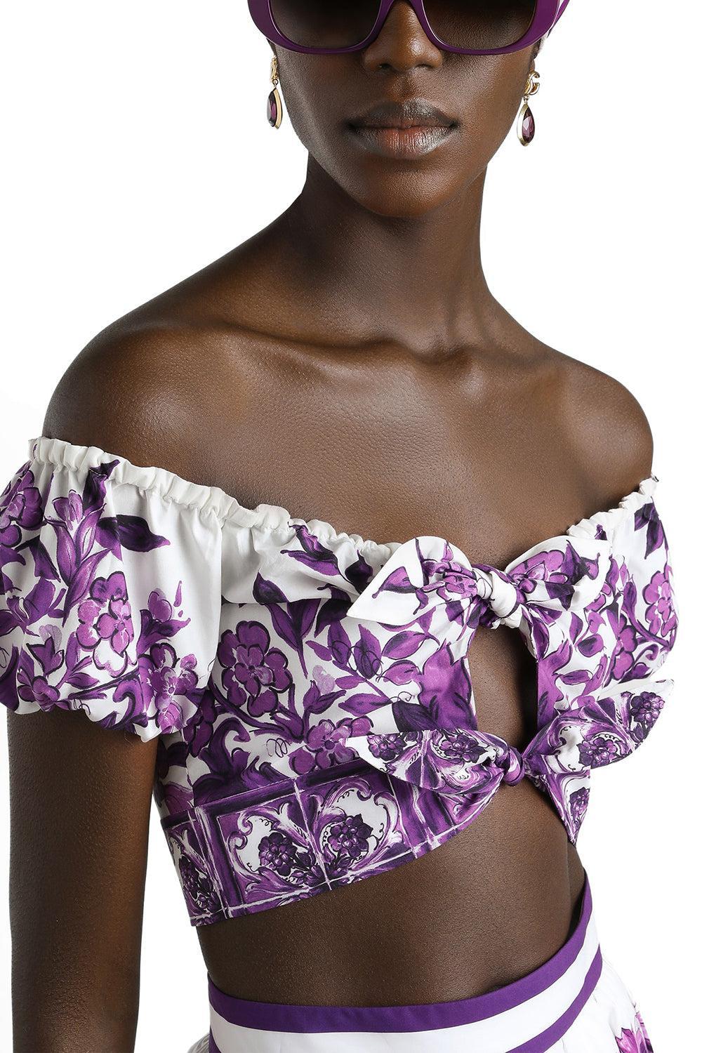 Maiolica Cropped Top - Image 3