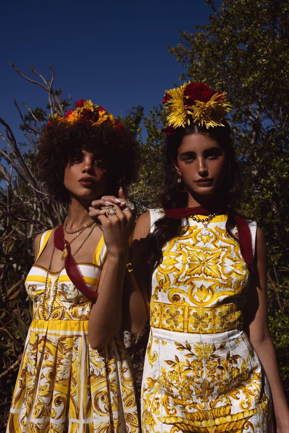 Maiolica Printed Short Dress - Image 6