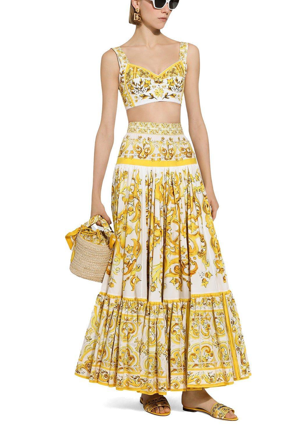 Maiolica Ruffle Maxi Skirt - Image 2
