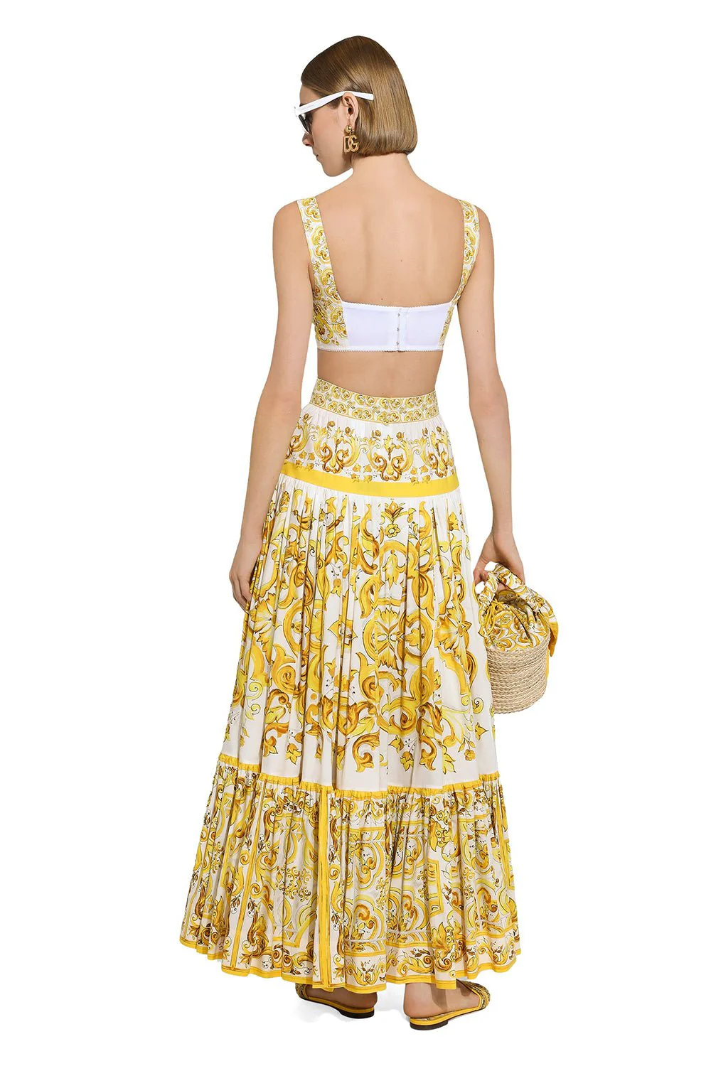 Maiolica Ruffle Maxi Skirt - Image 5