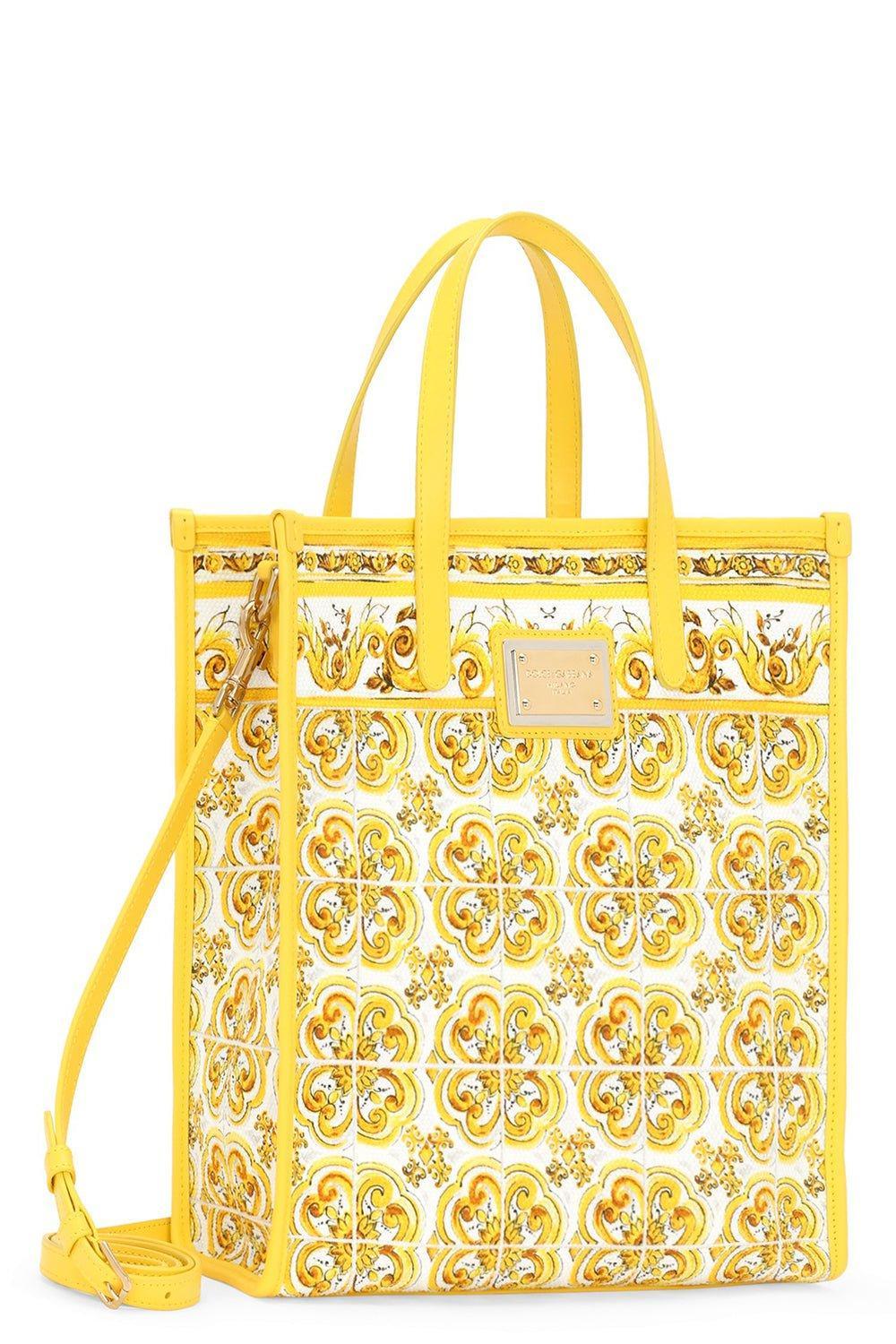 Medium Shopper - Azulejos Giallo - Image 5