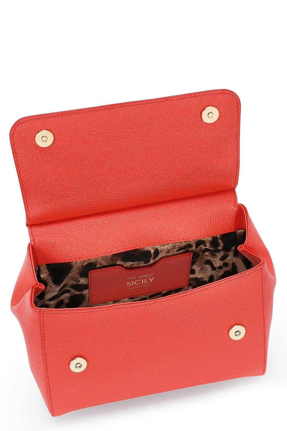 Medium Sicily Bag -  Coral - Image 5