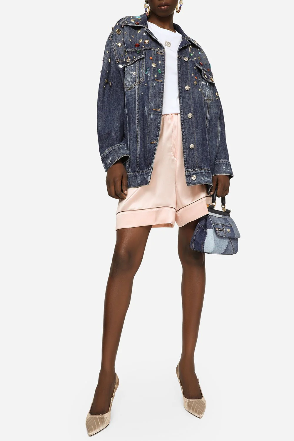 Medium Sicily Bag - Denim - Image 3