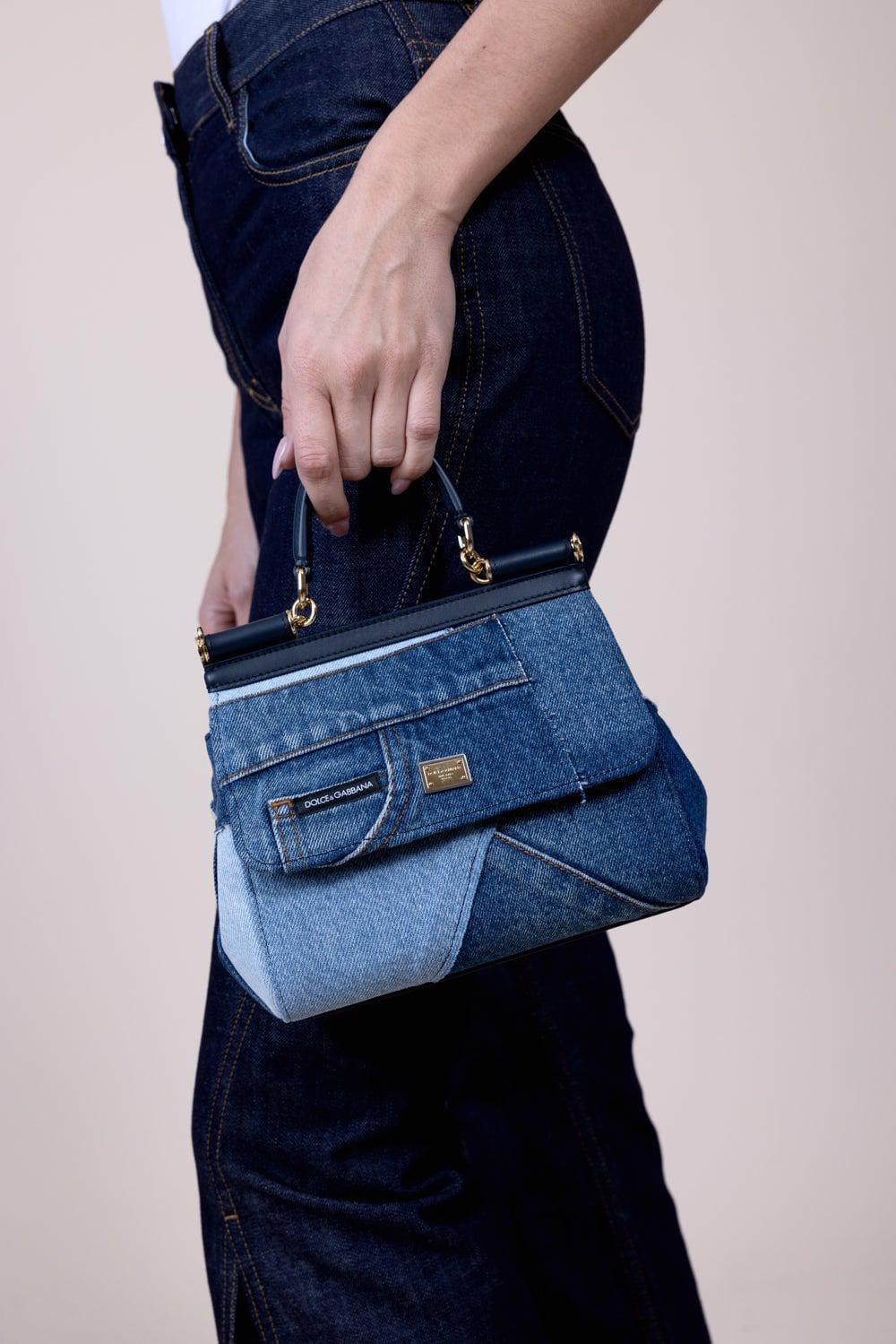 Medium Sicily Bag - Denim - Image 5