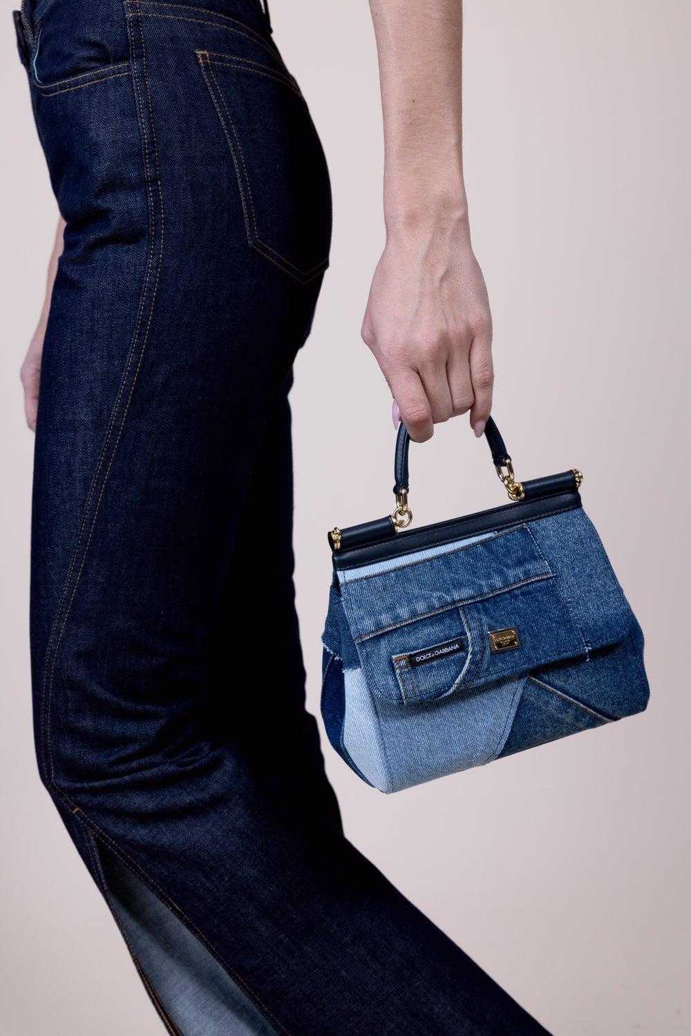 Medium Sicily Bag - Denim - Image 7