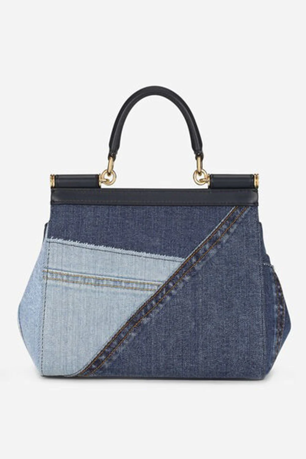 Medium Sicily Bag - Denim - Image 8