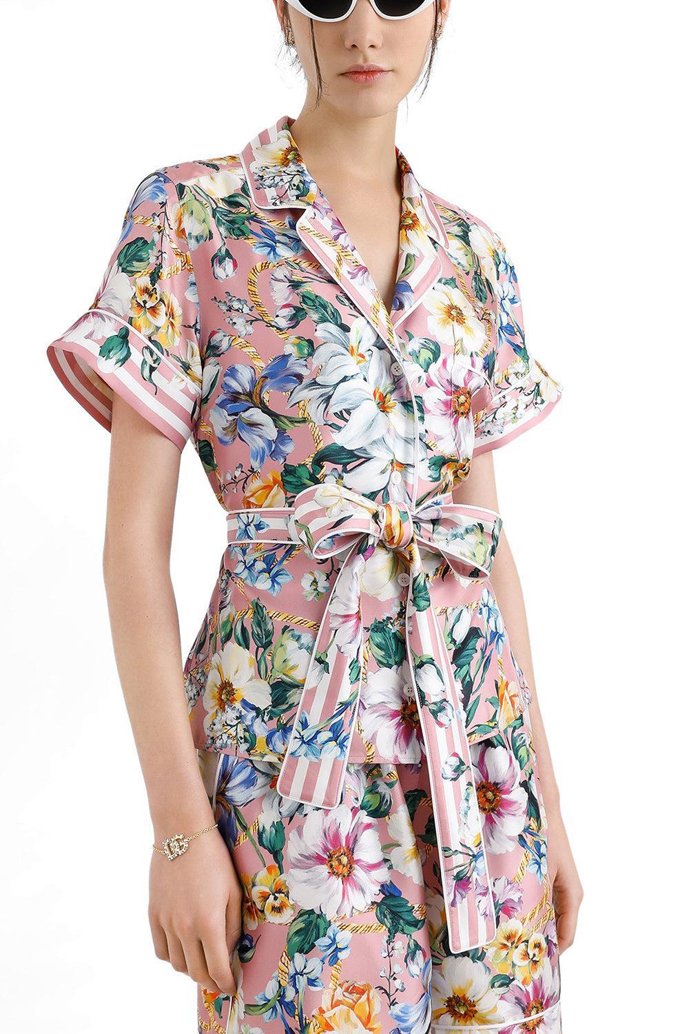 Mix Fiori Wrap Shirt - Image 2