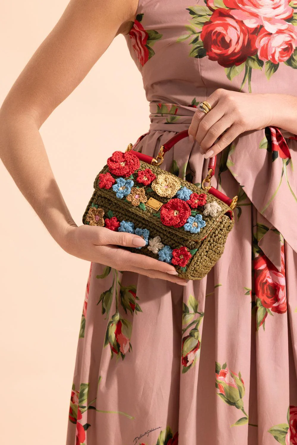 My Sicily Handbag - Green Multi - Image 2