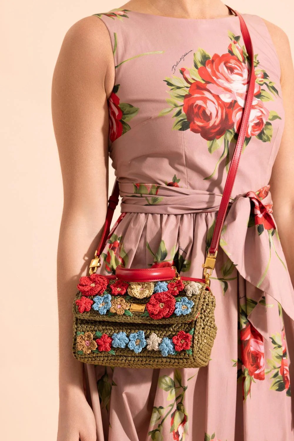 My Sicily Handbag - Green Multi - Image 3