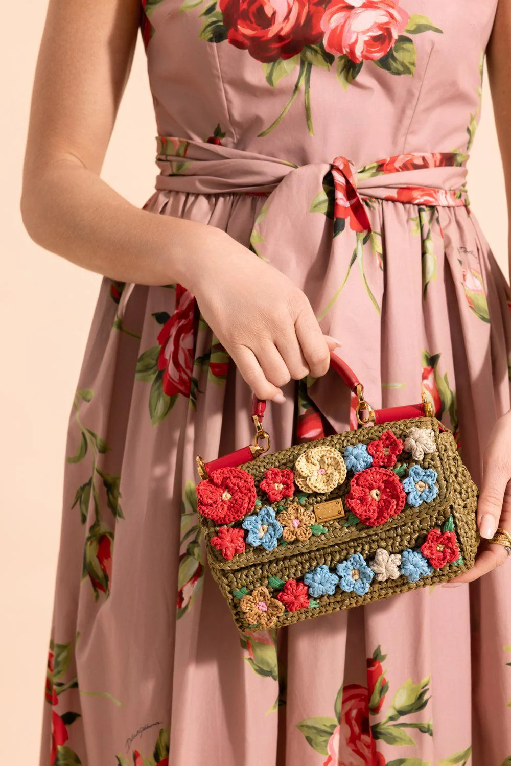 My Sicily Handbag - Green Multi - Image 4