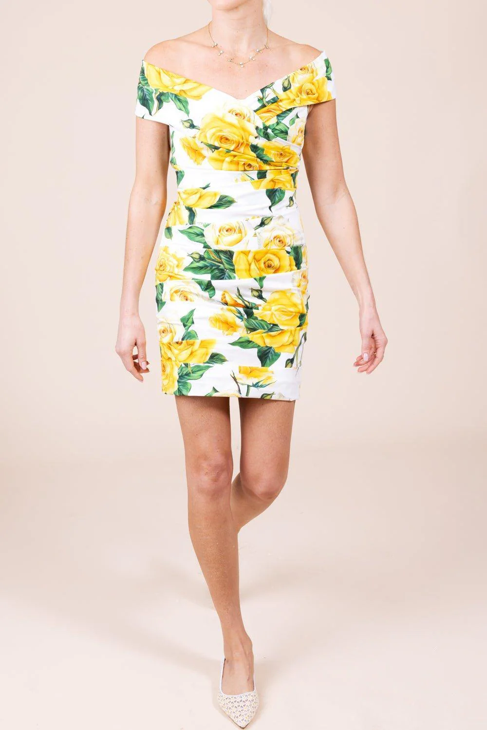 Off The Shoulder Mini Dress - Image 4