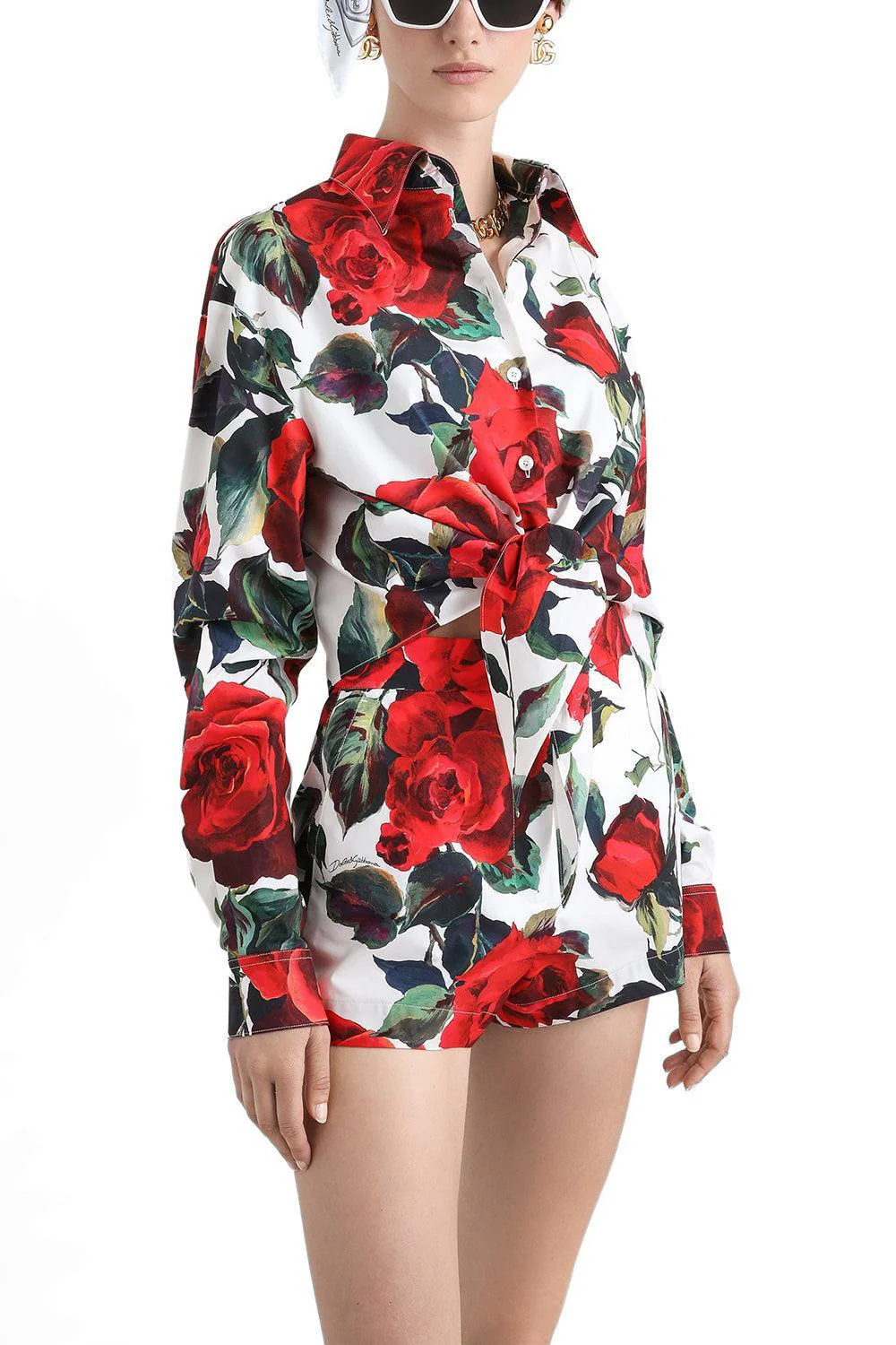 ROSE PRINT SHORTS - Image 3