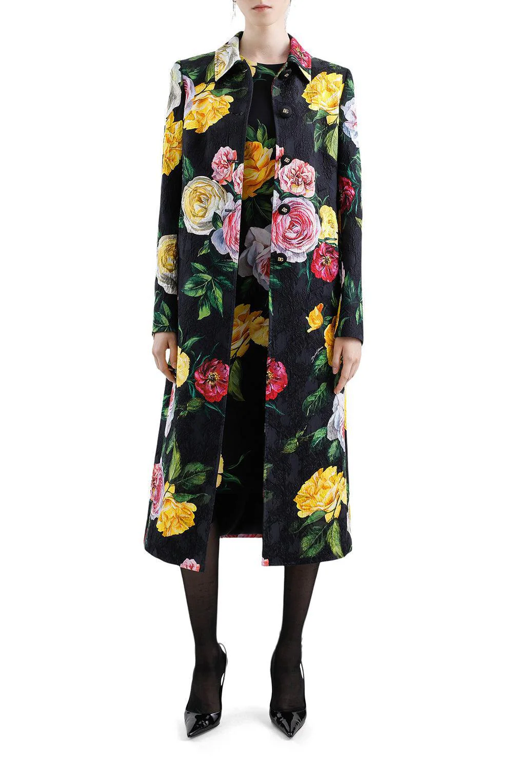 SLEEVELESS PEONY ROSE DRESS - Image 3