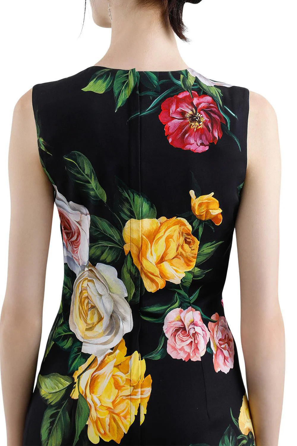 SLEEVELESS PEONY ROSE DRESS - Image 5