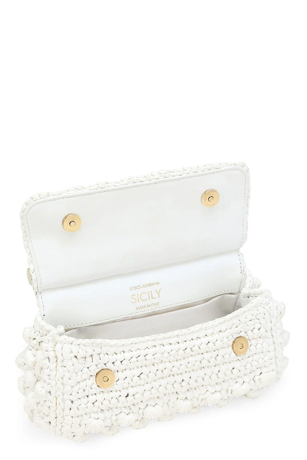 Small Sicily Bag - White Crochet - Image 5