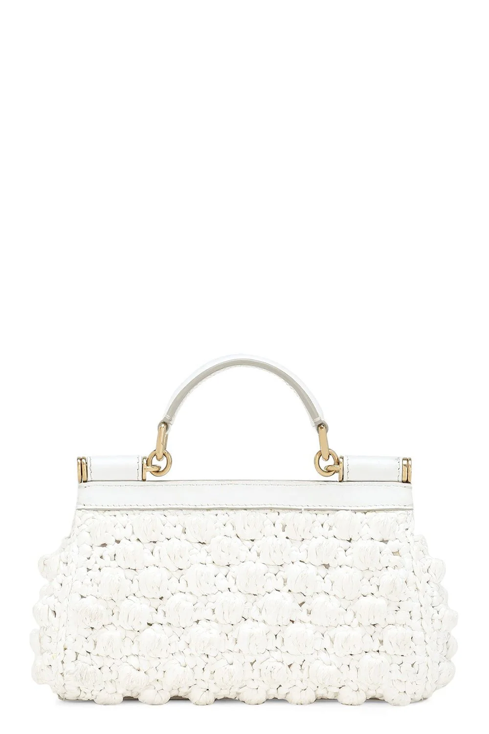 Small Sicily Bag - White Crochet - Image 7