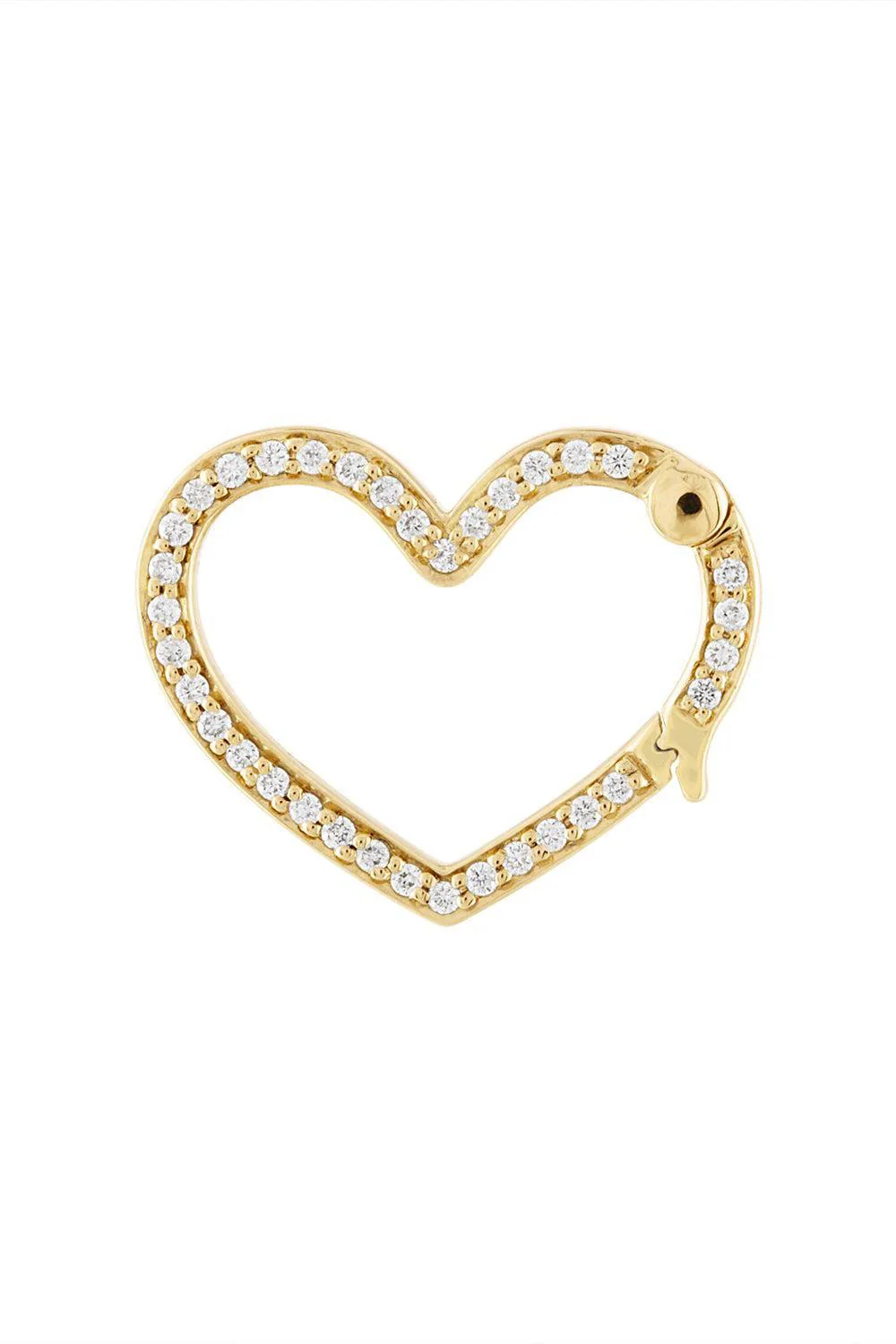 Double Sided Heart Motif Lock - Image 3