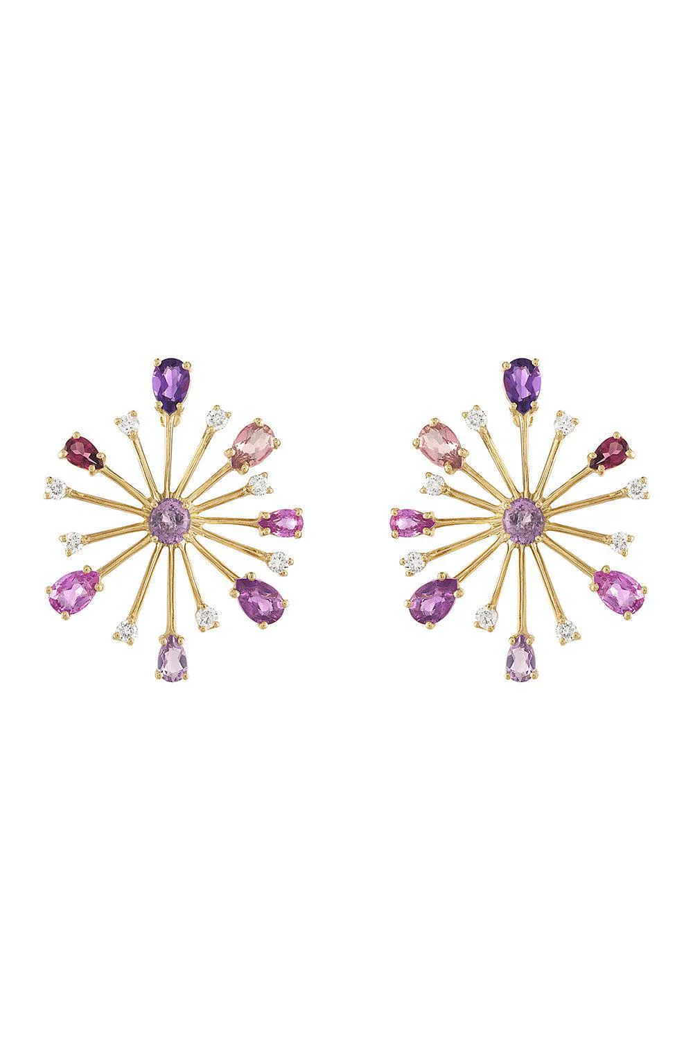 Large Pop Rocks Stud Earrings