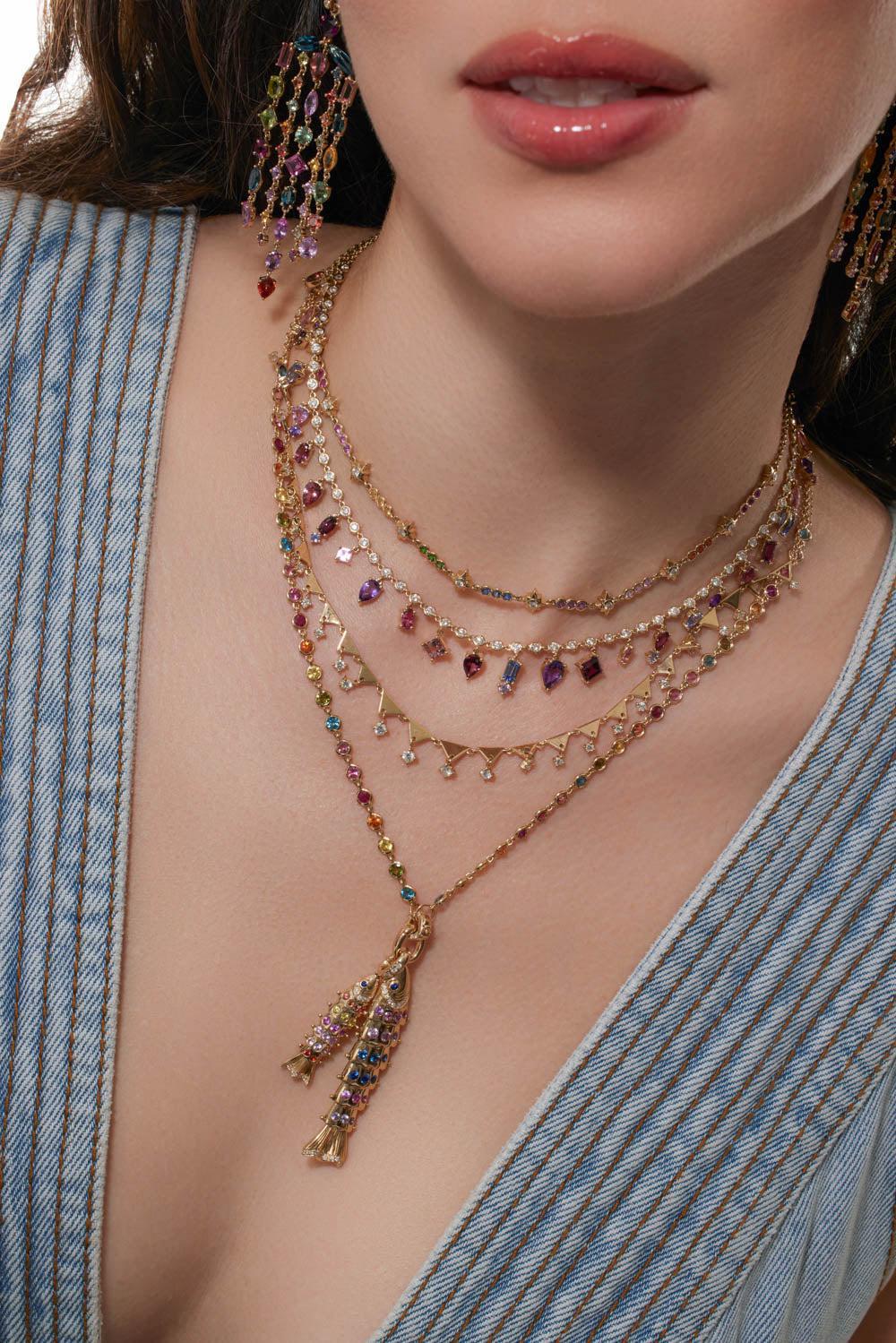 Rainbow Stars Necklace - Image 3