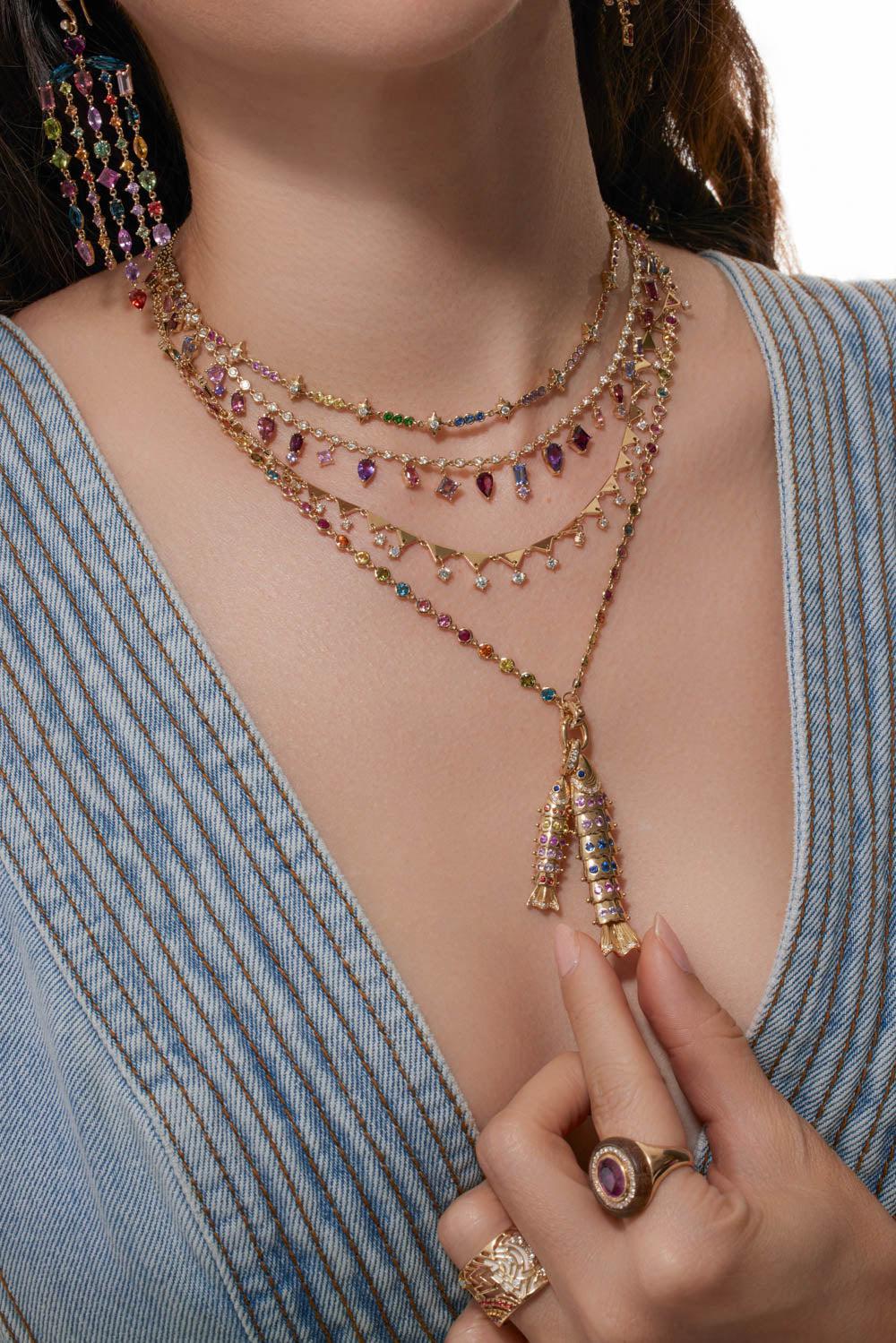 Rainbow Stars Necklace - Image 4