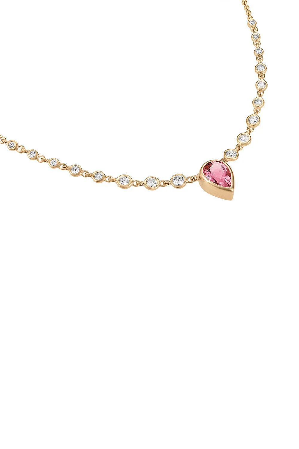 Small Diamond Bubble Necklace