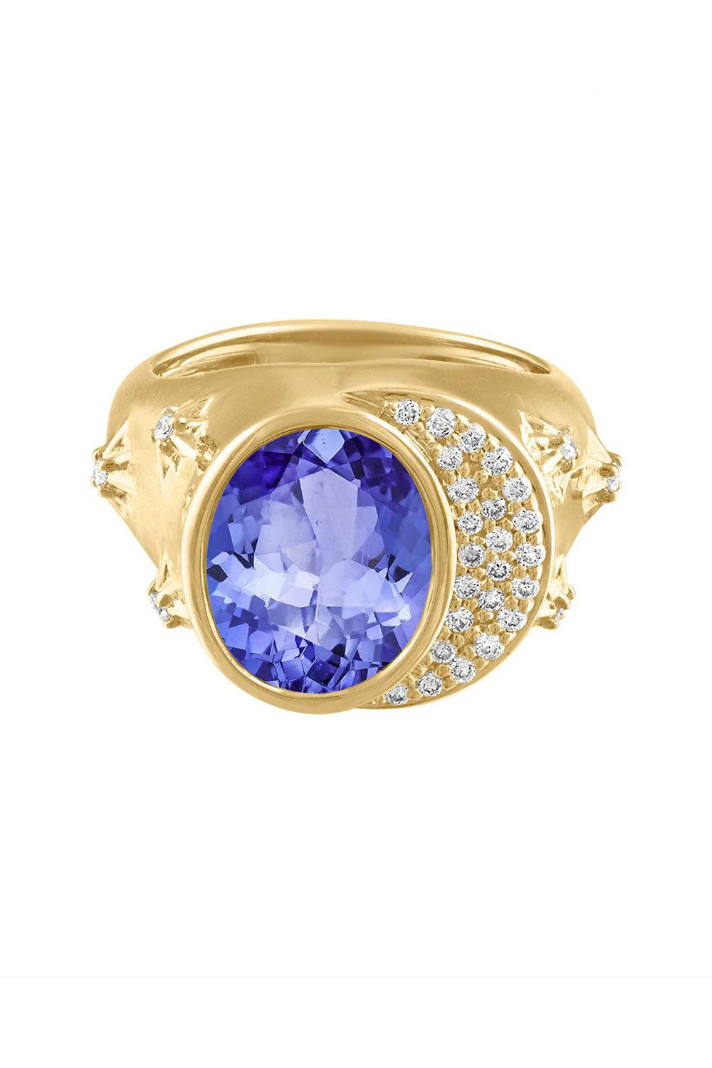 Tanzanite Diamond Celeste Pinky Ring