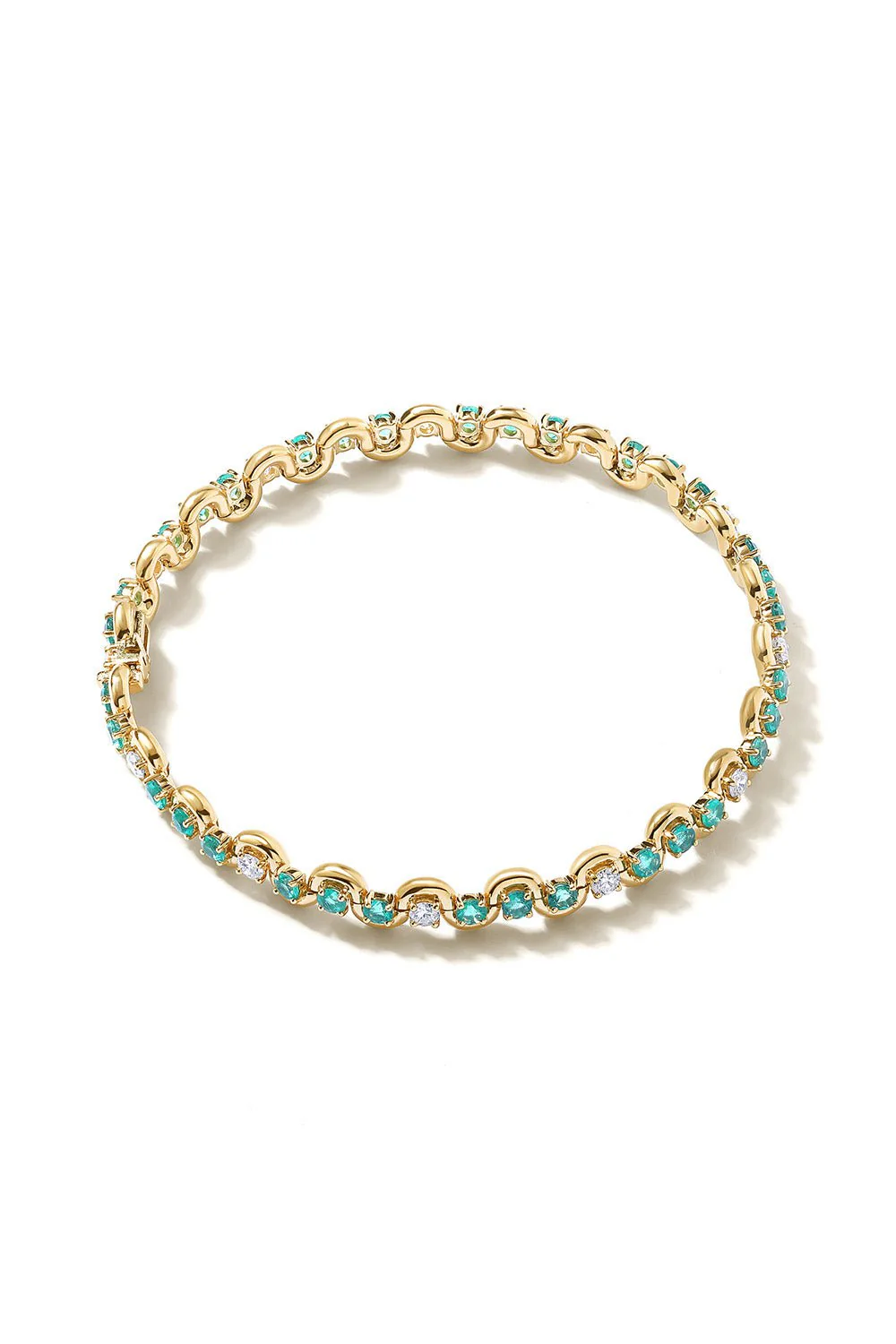 Edessa Emerald Tennis Bracelet - Image 3