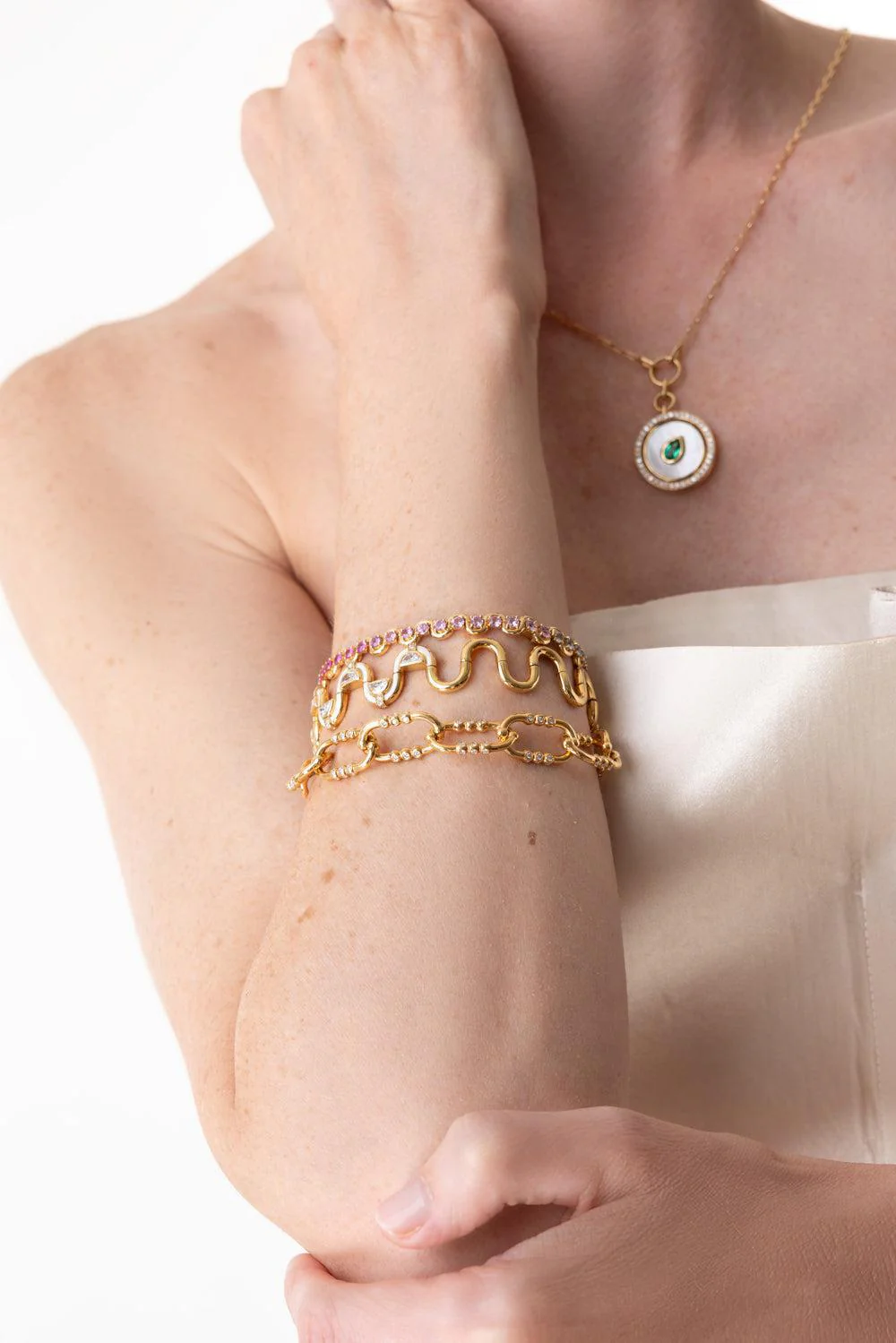 Edessa Mist Tennis Bracelet - Image 7