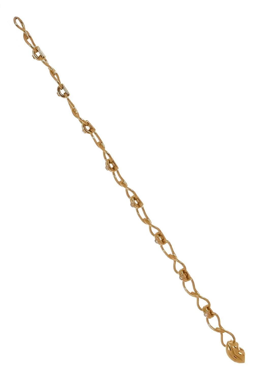 Diamond Large Double Paisley Bracelet