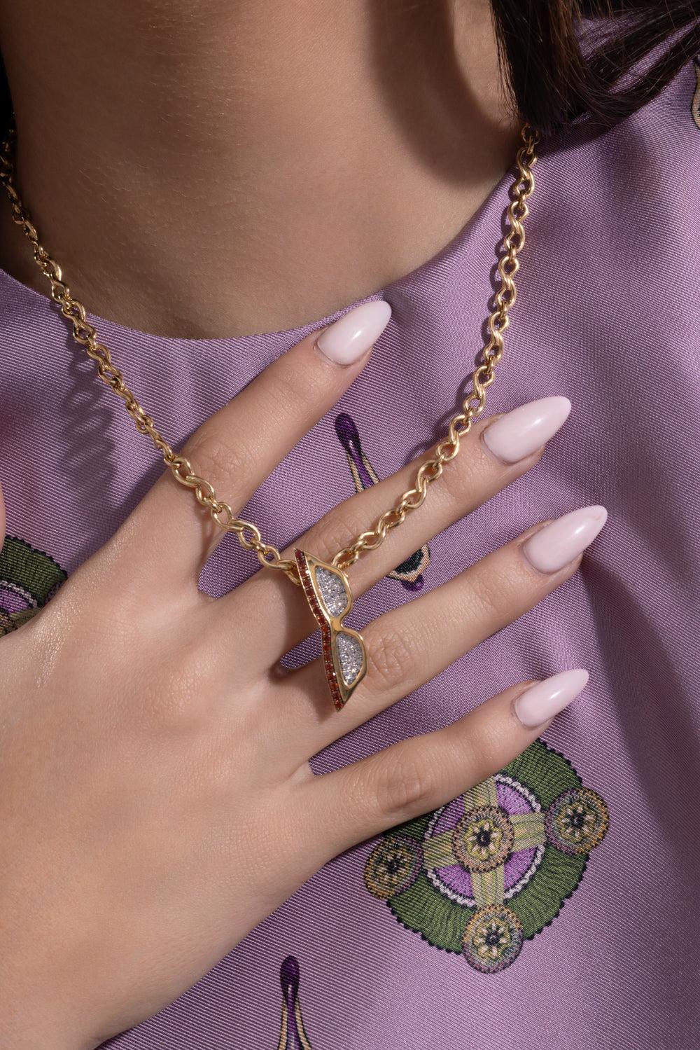 Interlocking Chain Necklace - Image 3