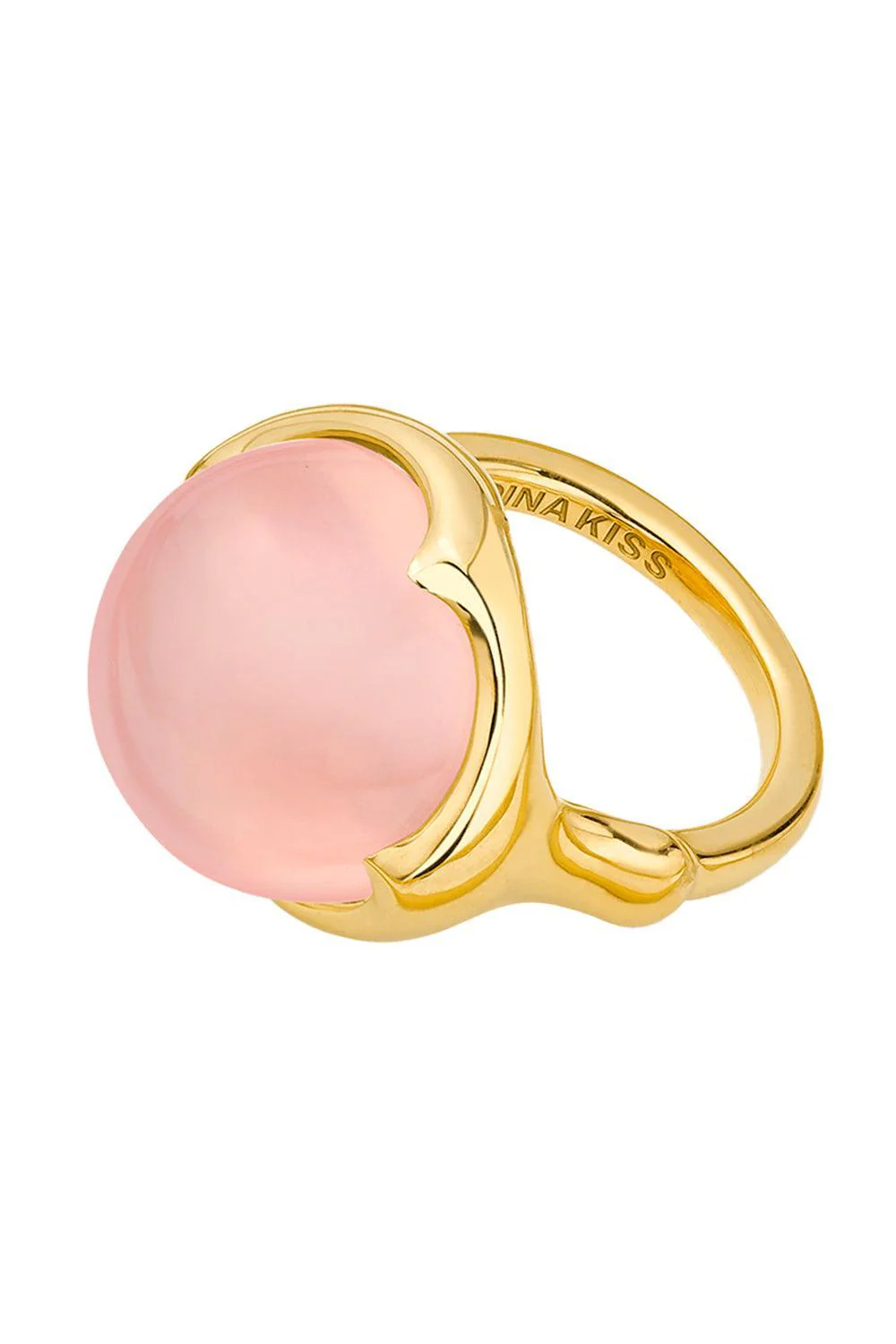 Rose Quartz Molten Ring - Image 5