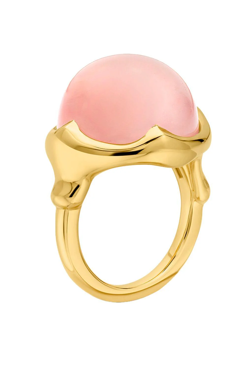 Rose Quartz Molten Ring - Image 6