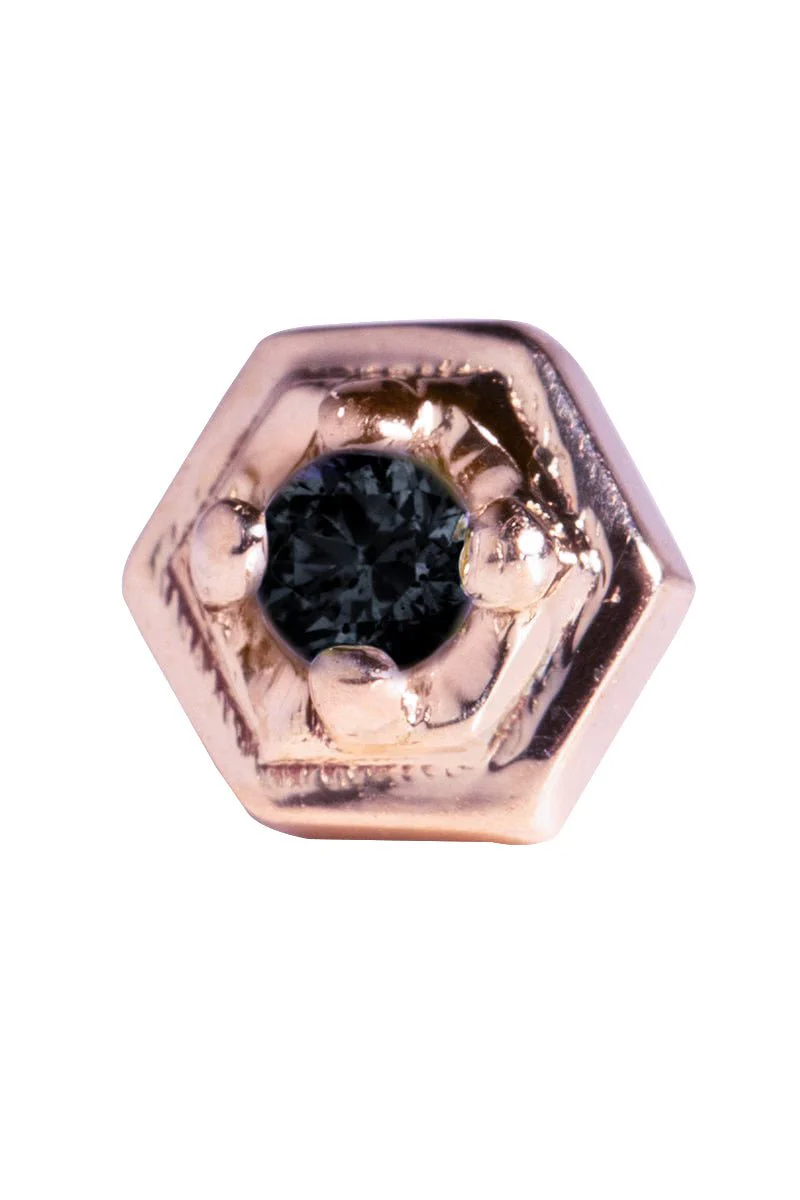 'Eleven Excess' Black Diamond Stud - Image 4