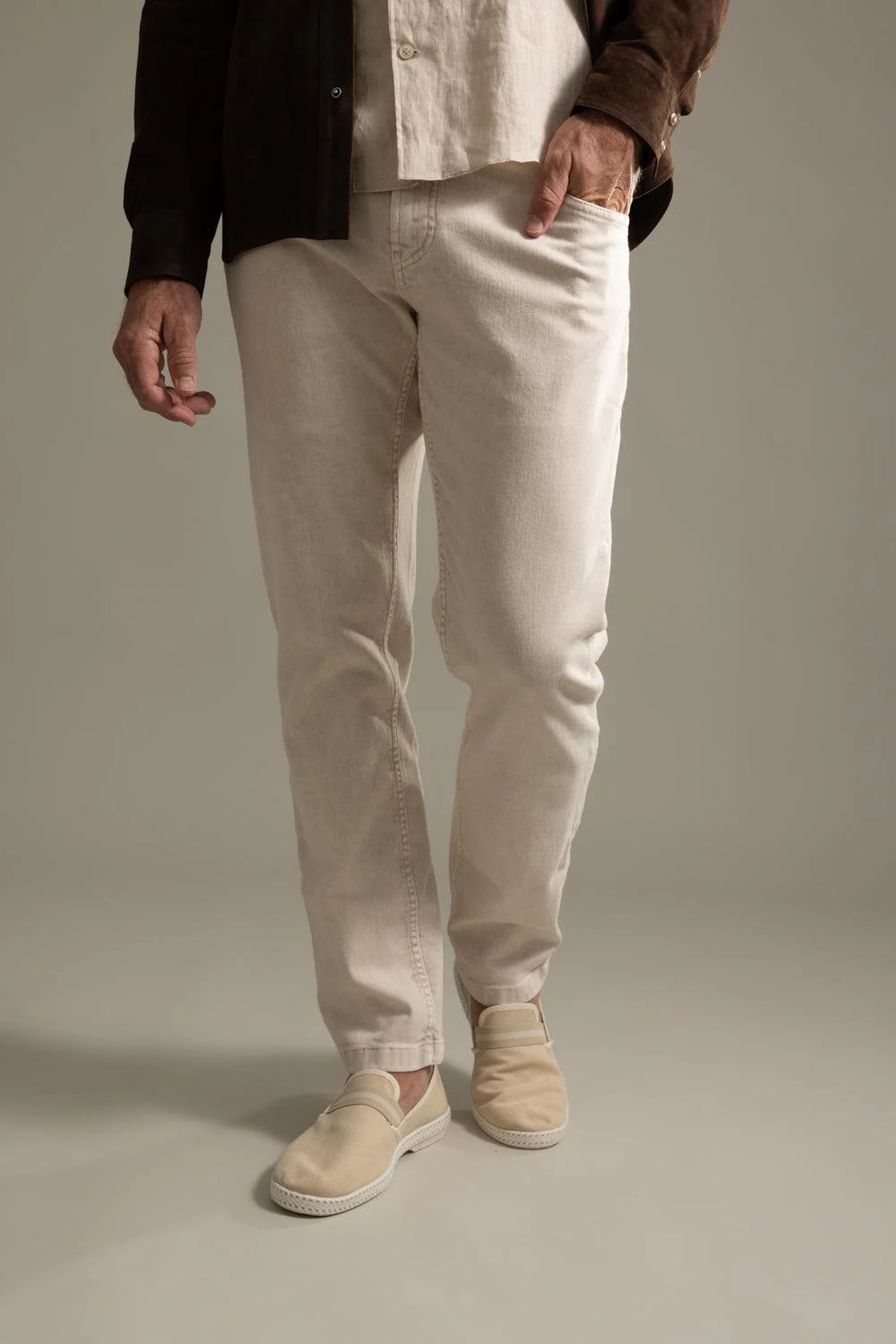 5 Pocket Pant - Sand - Image 3